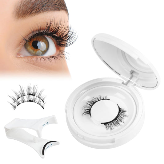 Magnetic Eyelashes,Magnetic Eyelashes with Applicator,Reusable Magnetic Lashes No Glue Needed Magnetic Eyelashes without Eyeliner Cat Eye Natural Look Magnetic Eyelashes Magnetic Lashes